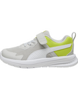 Puma scarpa da ginnastica da bambino con laccio elastico e strappo Evolve Run 386239-10 grigio