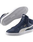 Puma scarpa sneakers alta in pelle da uomo 1948 Mid L 359169 04 blu bianco