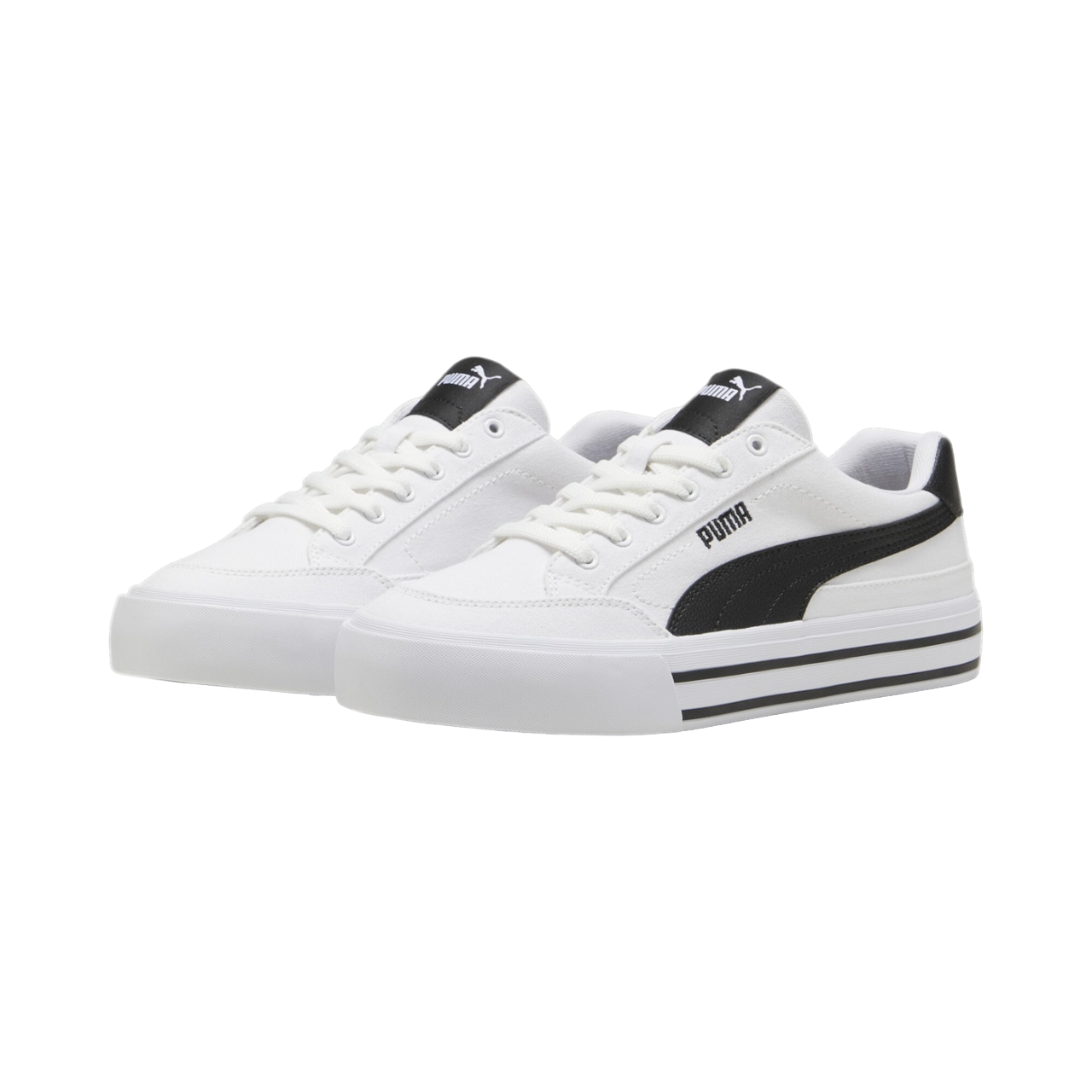 Puma scarpa sneakers da adulto Court Classic Vulc FS 396353-02 bianco-nero