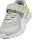 Puma scarpa sneakers da bambino Elolve Run Mesch 386240-10 grigio-bianco