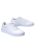 Puma scarpa sneakers da donna Carina L 370325 02 bianco-argento