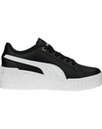 Puma scarpa sneakers da donna Karmen Wedge 390985-01 nero-bianco