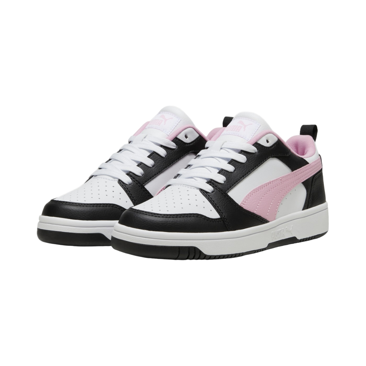 Puma scarpa sneakers da donna Rebound v6 Low 392328-19 bianco-nero-rosa