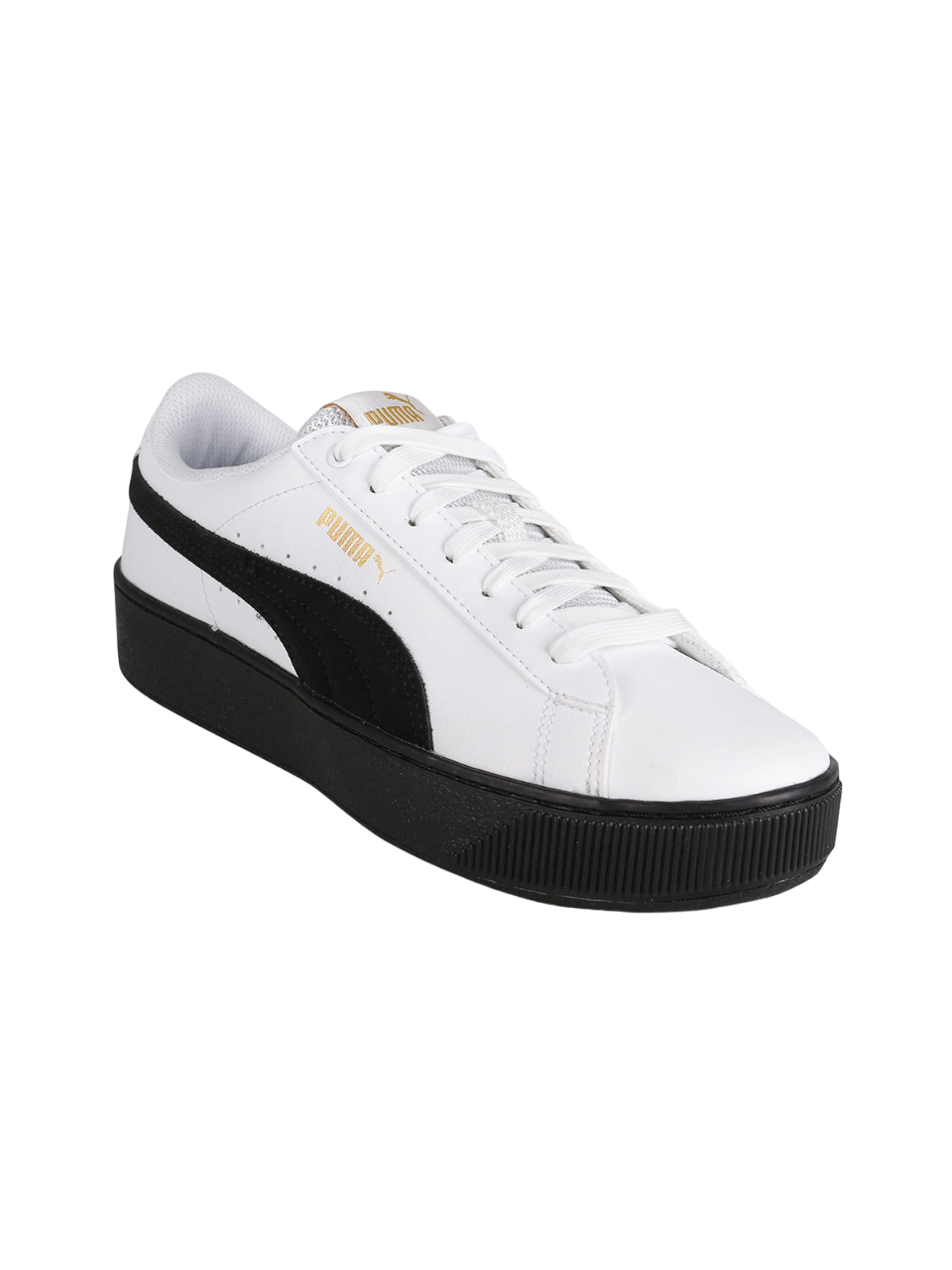Puma scarpa sneakers da donna Vikky Platform 364893 04 bianco nero