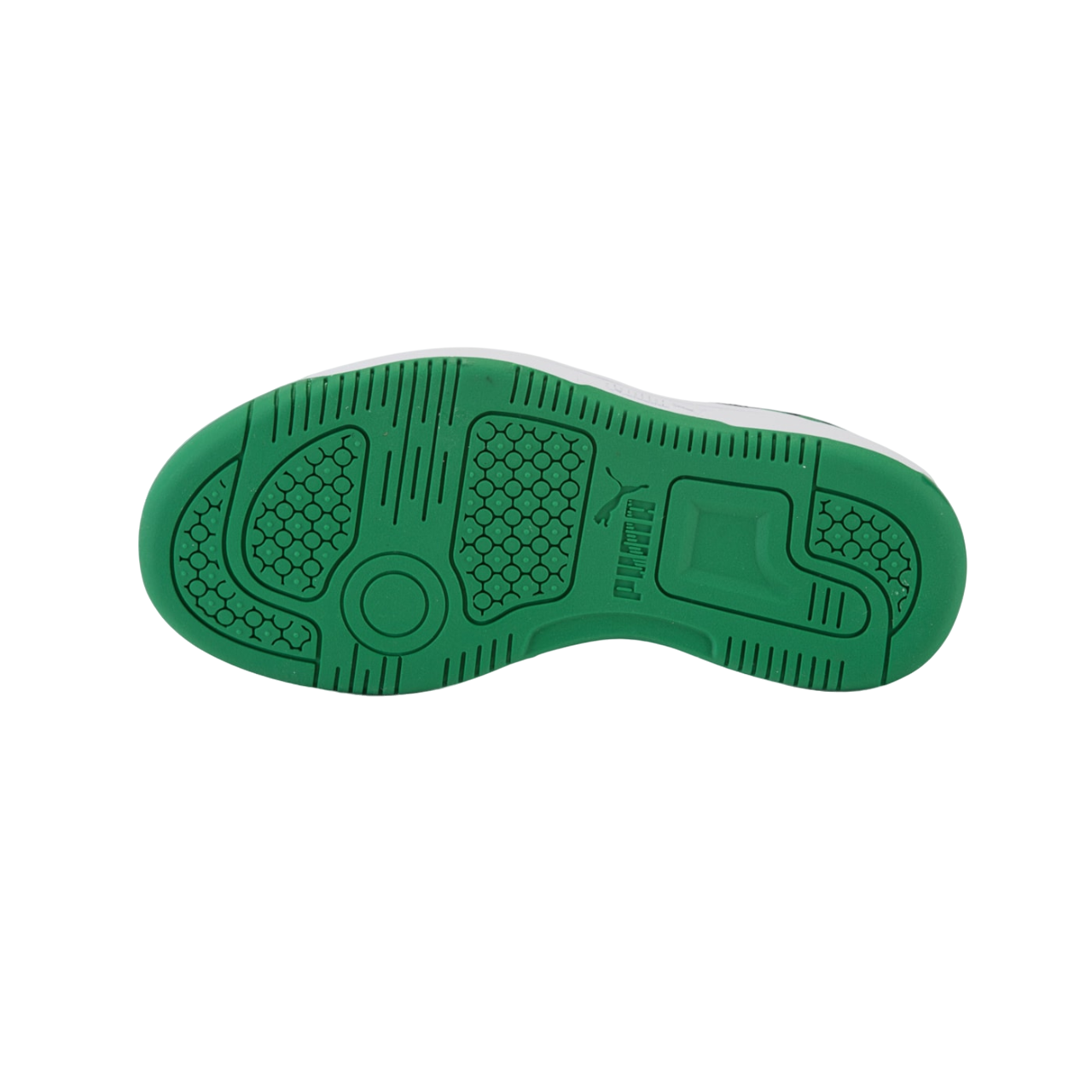 Puma scarpa sneakers da ragazzi Rebound v6 396742-05 bianco-nero-verde
