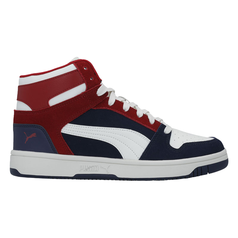 Puma scarpa sneakers da uomo Rebound Layup SD 370219 04 blu gesso rosso scuro