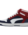 Puma scarpa sneakers da uomo Rebound Layup SD 370219 04 blu gesso rosso scuro