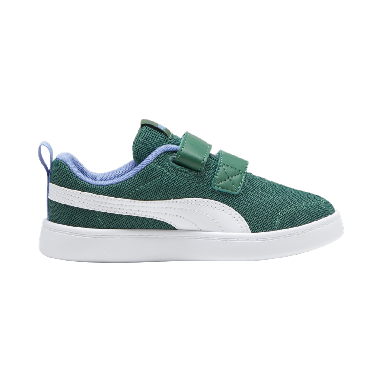 Puma scarpa sneakers in mesh Courtflex v2 371758 18 verde vite