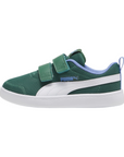 Puma scarpa sneakers in mesh Courtflex v2 371758 18 verde vite