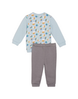 Puma tuta sportiva con felpa girocollo per bambini 679280-22 ESS 679280-22 turchese-grigio