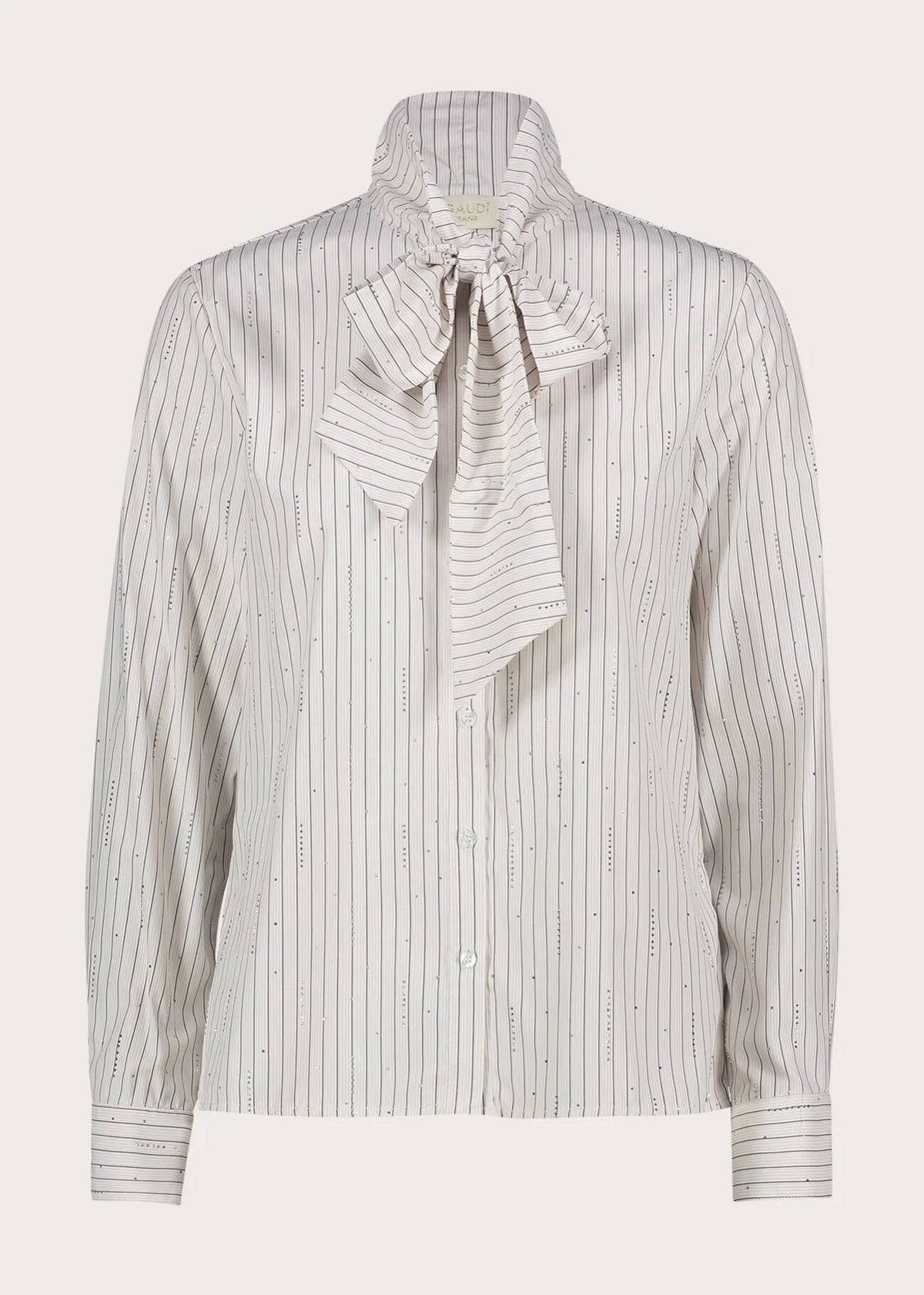 Gaudì Camicia da donna con collo a foulard 621BD45004 bianca