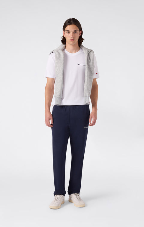 Champion pantalone sportivo da uomo in cotone felpato 221801-BS501 blu
