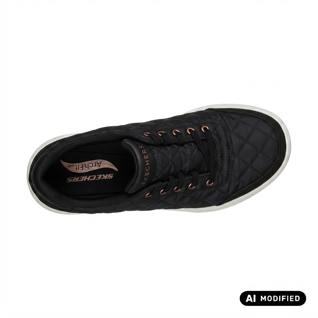 Skechers sneakers da donna Slip-ins Arch Fit Arcade Cozy Fit Cuddle Steps 177209/BLK nera