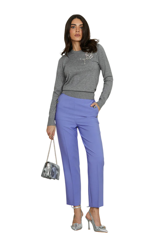 RELISH Maglia Cretas Pietre RDA2502605010 Grigio Donna completo