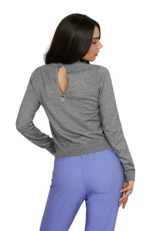 RELISH Maglia Cretas Pietre RDA2502605010 Grigio Donna applicazioni dietro