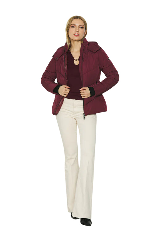 RELISH Pantalone Schiffer Flare RDA2507016022 Beige Donna abbinamento