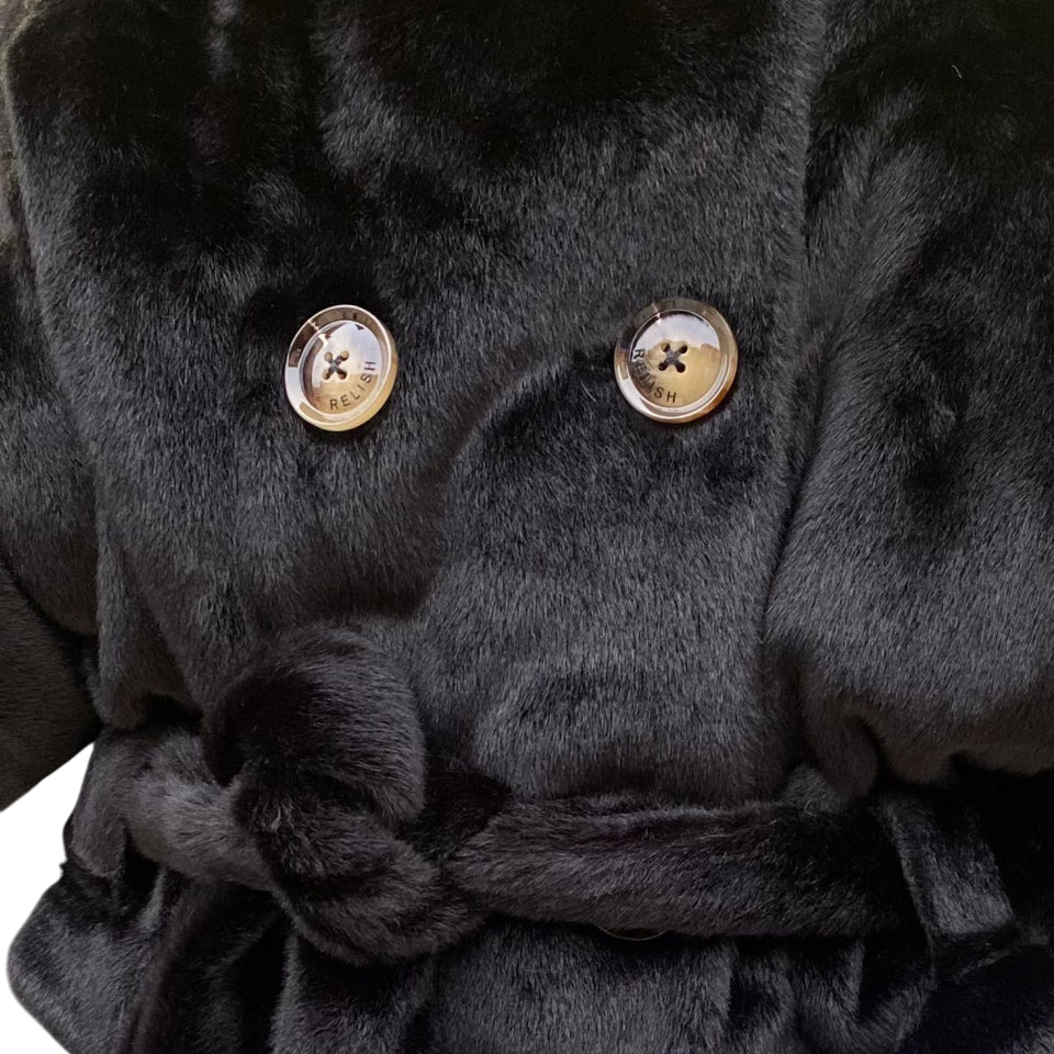 RELISH Pelliccia Cleom Eco RDA2505009028 Nero Donna Luxury - dettaglio 