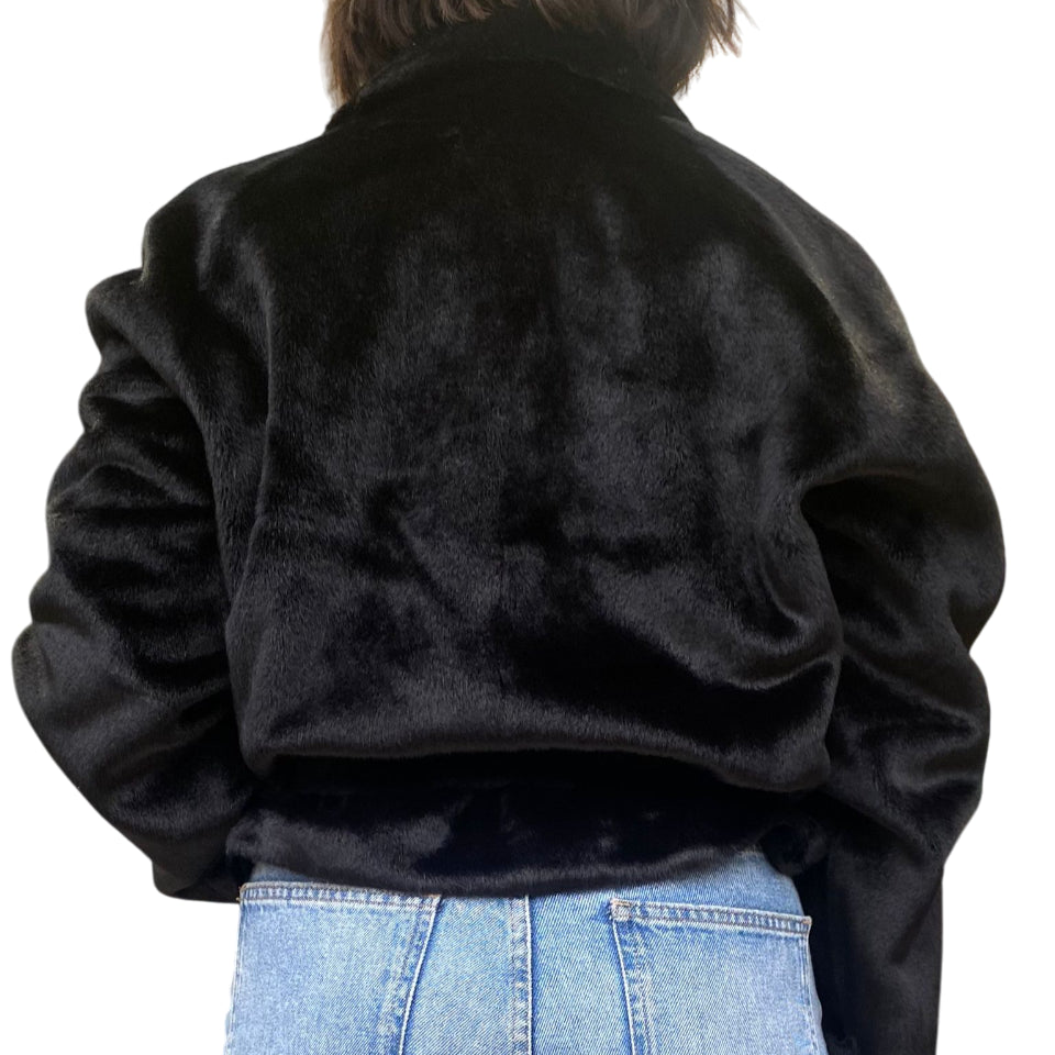 RELISH Pelliccia Cleom Eco RDA2505009028 Nero Donna Luxury - retro