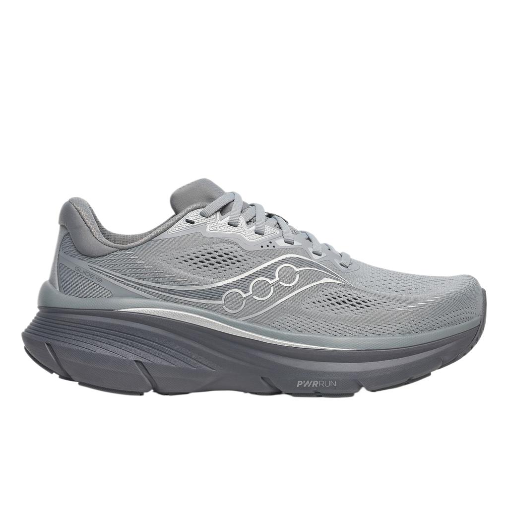 Saucony scarpa da corsa da uomo Guide 19 S21058-105 grigio-carbone
