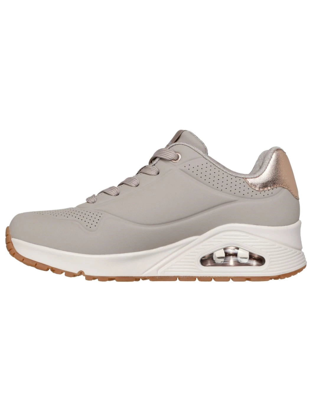 Skechers scarpa sneakers da donna Uno Golden Air 177094/TPE tortora