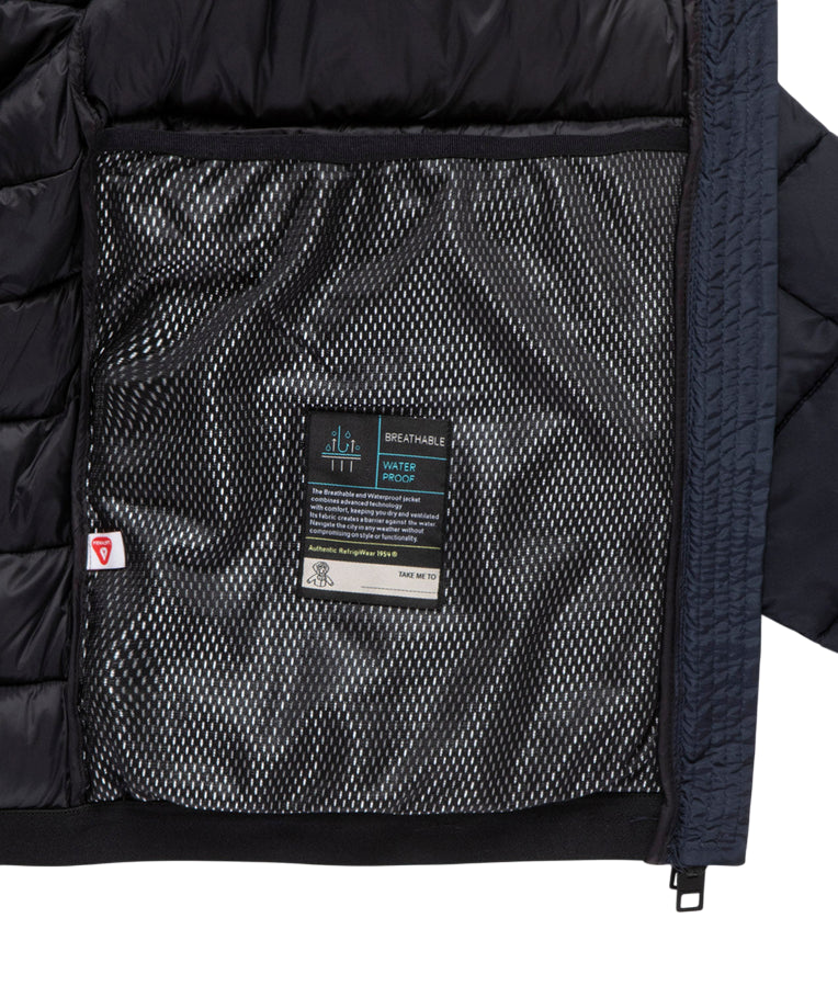 RefrigiWear Giubbotto Uomo Josh Jacket G23308NY0185 Blu– caldo, stile urban, qualità - interno