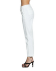 Relish Pantalone da donna CAROL_1 vita media chino slim fit gabardine RDP2407016029 latte