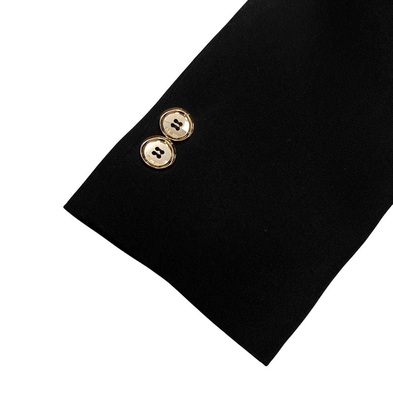 Relish – Abito Donna CRUZ Corto M.7/8 Effetto Giacca Doppiopetto con Revers e Tasche RDA2509006001 Nero | Eleganza Sartoriale, Struttura Femminile e Versatilità Made In Italy - manica