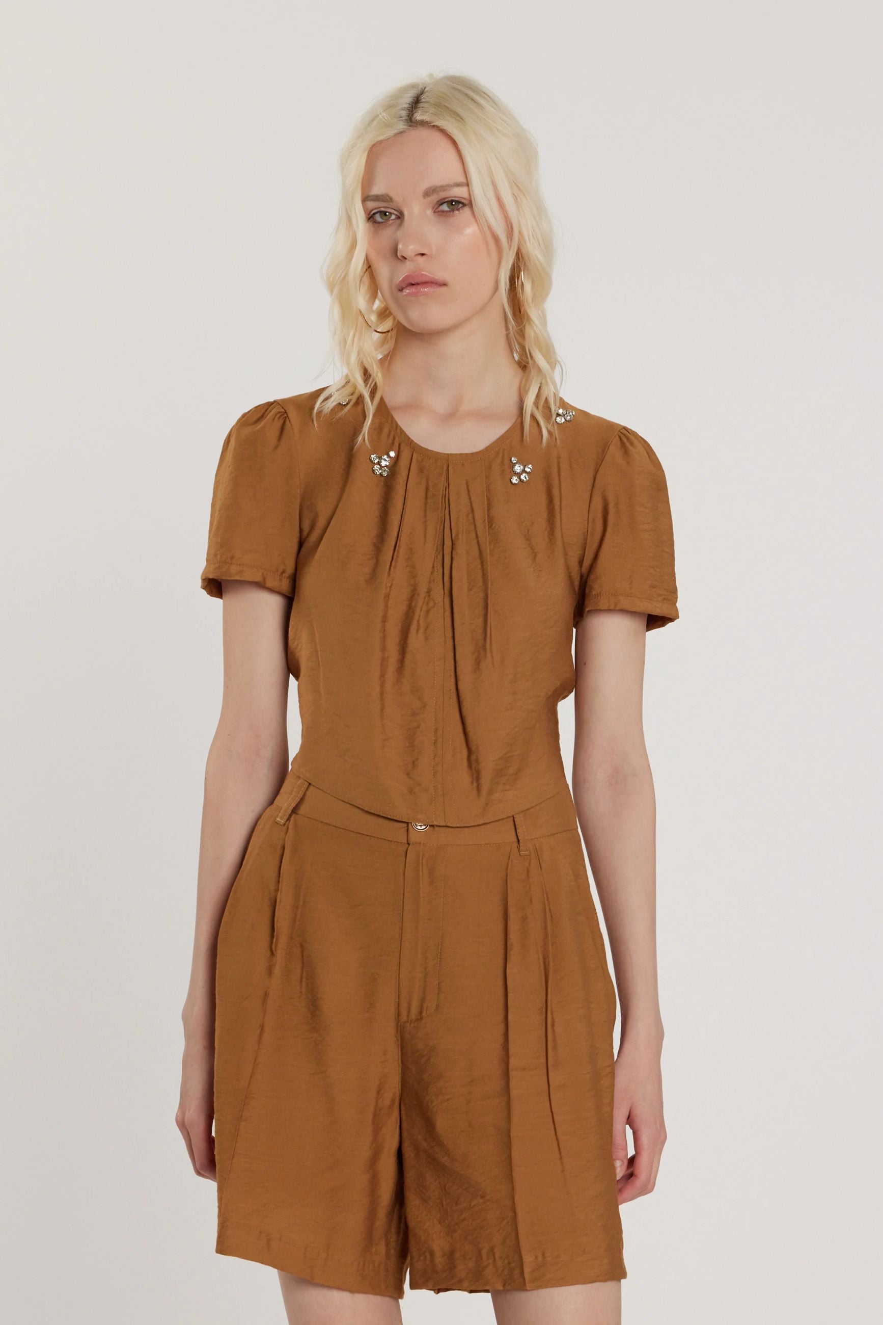Relish Blusa DEMARTY corta RDP2603054052 1997 biscotto