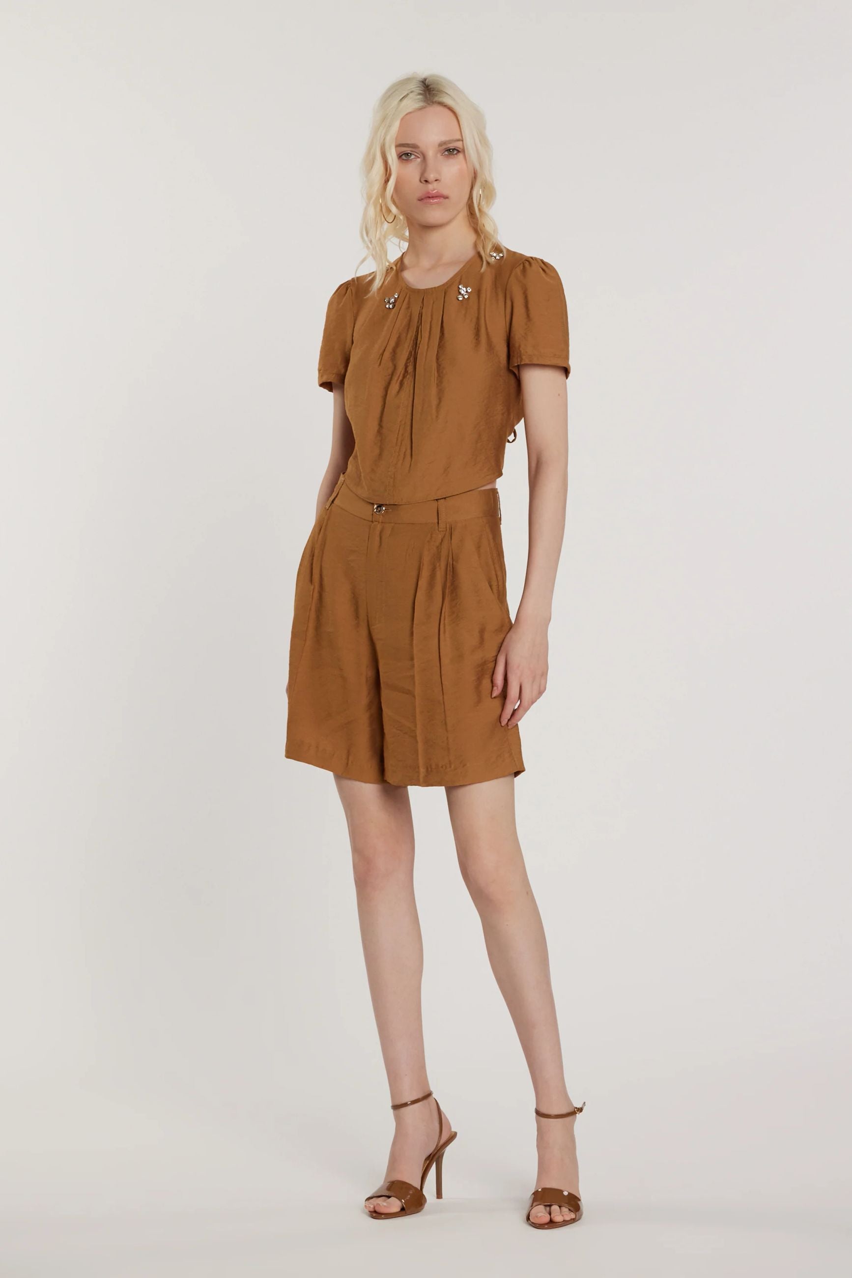 Relish Blusa DEMARTY corta RDP2603054052 1997 biscotto