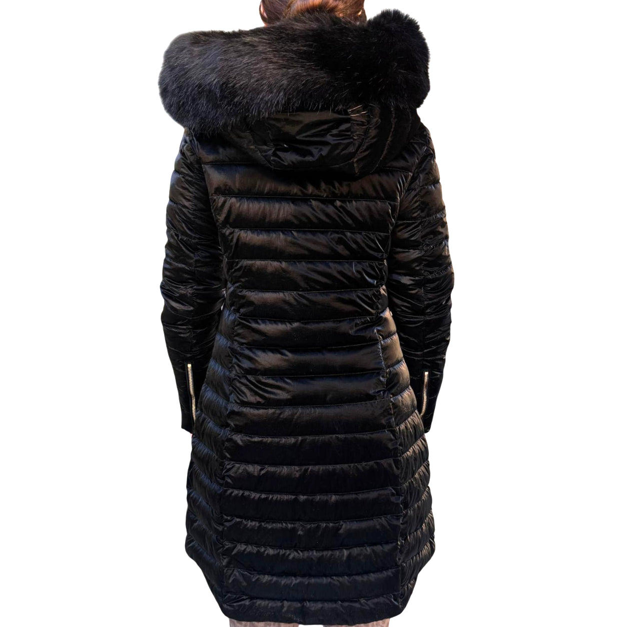 Relish – Piumino Donna DIESSAM Lungo RDA2505010024 Nero | Urban-Chic, Calore e Stile Versatile per l’Inverno - retro 