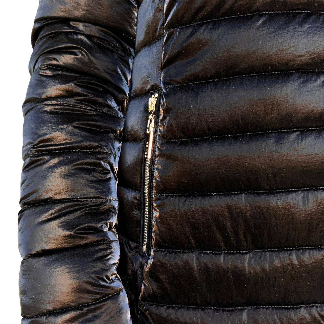 Relish – Piumino Donna DIESSAM Lungo RDA2505010024 Nero | Urban-Chic, Calore e Stile Versatile per l’Inverno - tasca