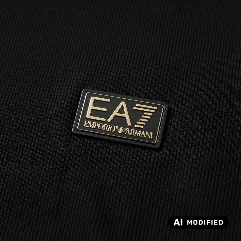 EA7 ARMANI Felpa girocollo da uomo 7M002231 AF21822 UC001 nero