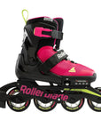 Rollerblade Pattino in linea da ragazza Microblade 072219008G9 rosa verde chiaro