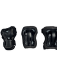 Rollerblade protezioni per pattini per bambini Set 3 pezzi Ginocchiera Gomitiera e Parapolso 069P0200100 nero