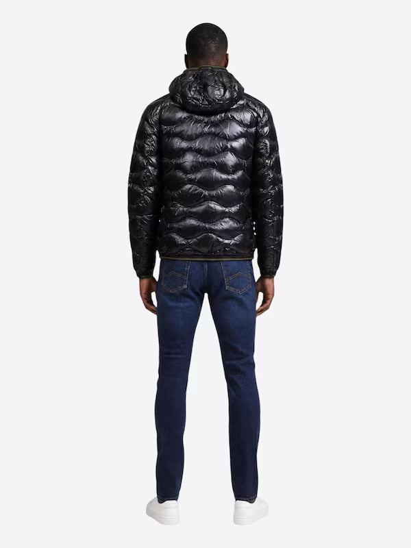 Blauer piumino corto da uomo Wave 26WBLUC03064 006355 999 nero
