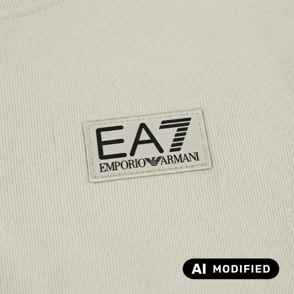 EA7 ARMANI Felpa girocollo da uomo 7M002231 AF21822 U1079 mandorla