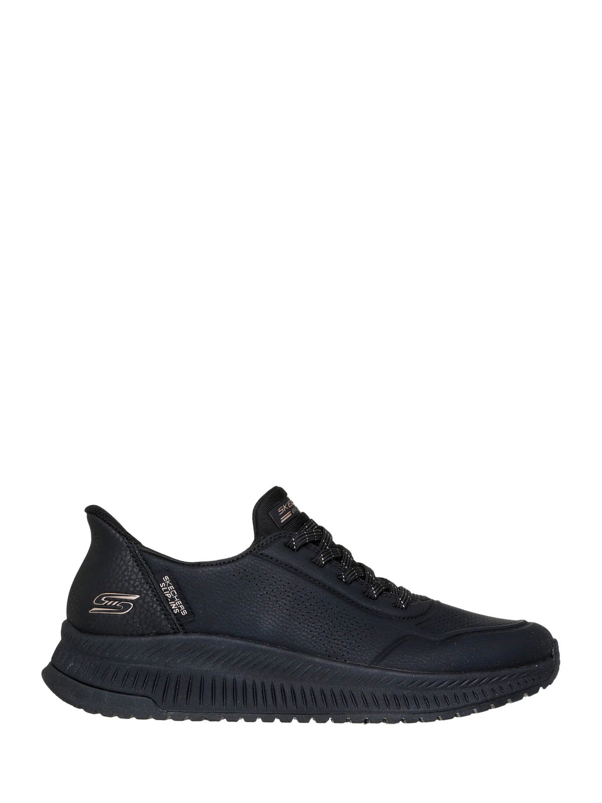 Skechers scarpa sneakers da donna Slip-ins Bob Squad 4 Key Look 117740/BBK nera