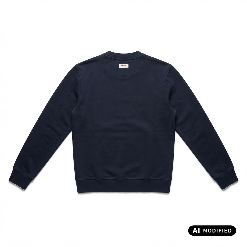 Blauer felpa girocollo da uomo Crosby 26WBLUF3317 007693 888 blu