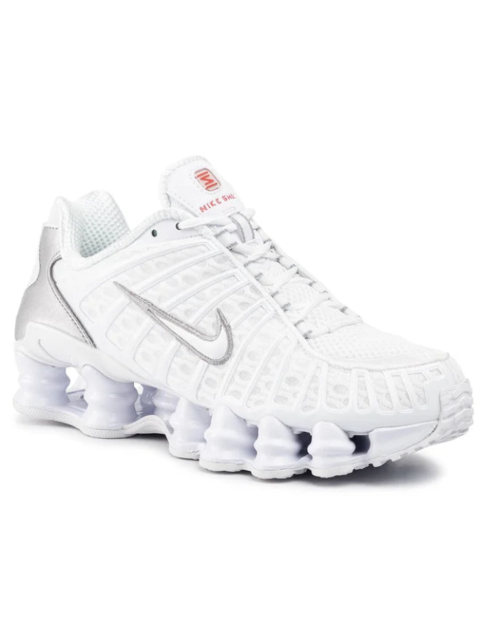 Nike Shox TL AR3566-100 Bianco | Ammortizzazione 4 Colonne Shox | Sneaker Y2K Uomo