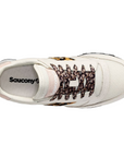 Saucony scarpa sneakers da donna con rialzo Jazz Triple S60727-2 beige leopardo