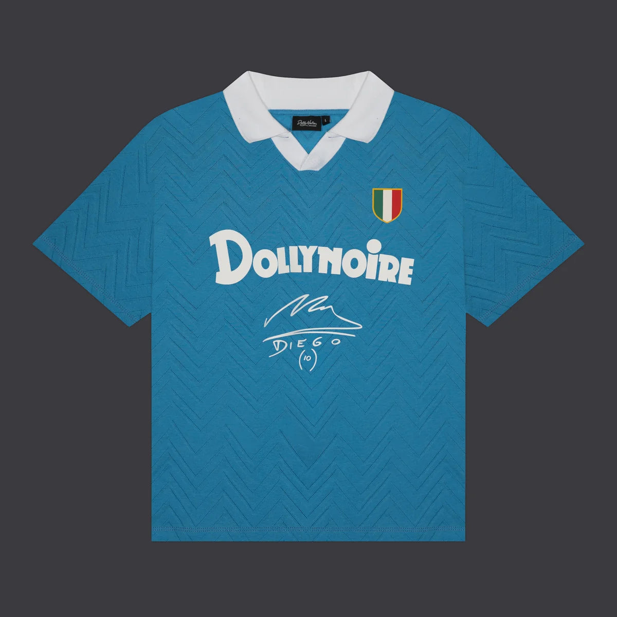 Dolly Noire Maradona Polo Tee TS1247-T6-03 celeste