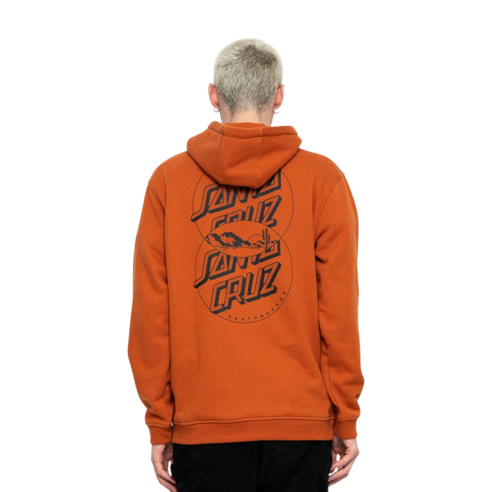 Santa Cruz Felpa con cappuccio da uomo Venn Dot Hood bronzo