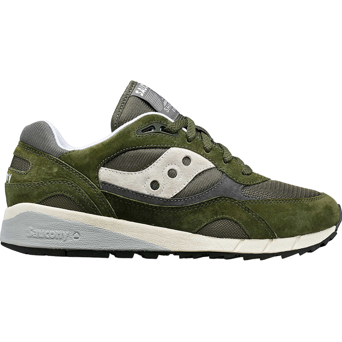 Saucony Originals scarpa sneakers da uomo Shadow 6000 S70441-45 verde-grigio