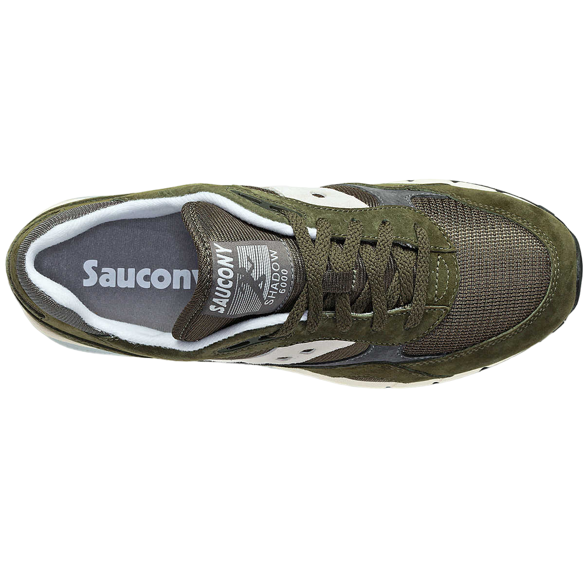 Saucony Originals scarpa sneakers da uomo Shadow 6000 S70441-45 verde-grigio