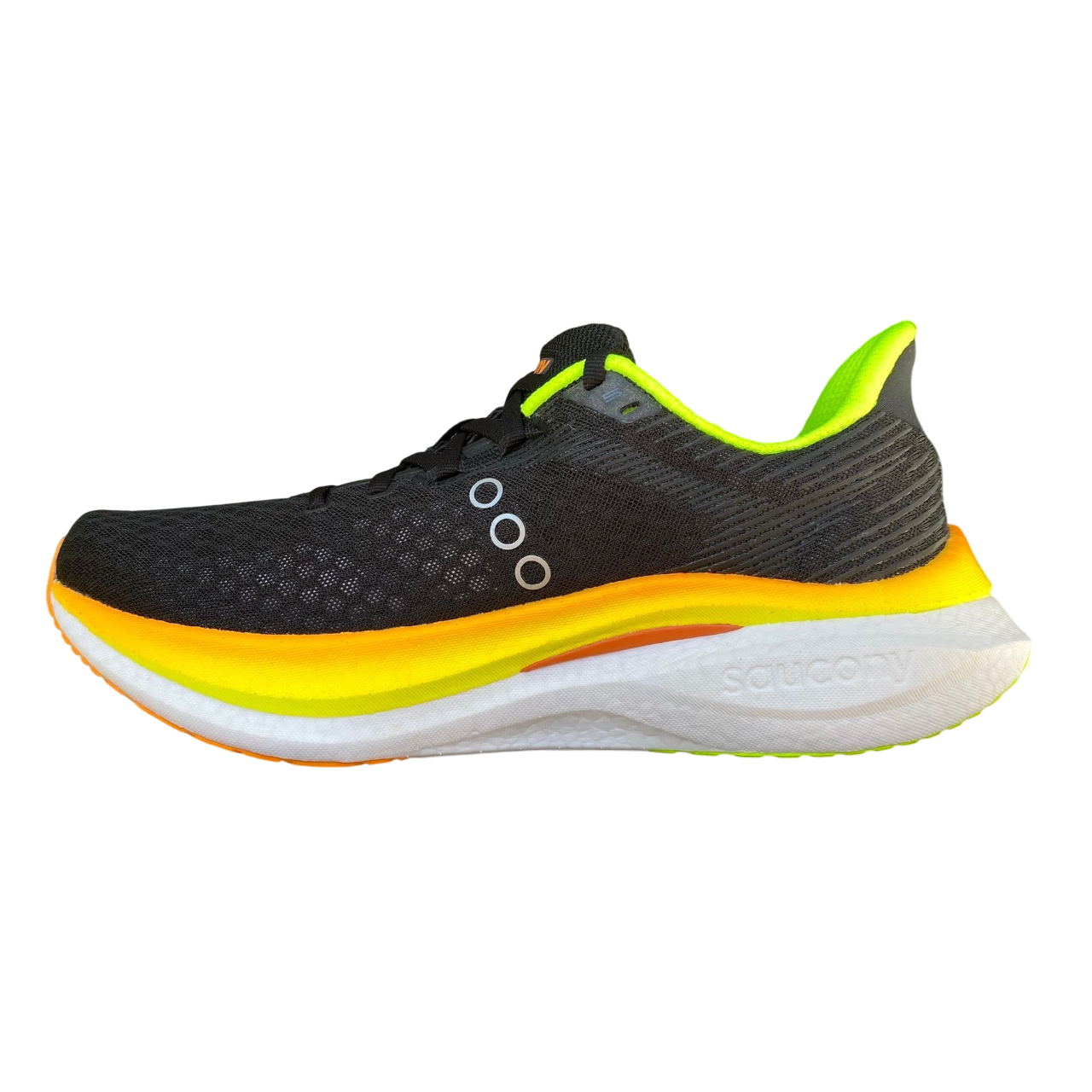 Saucony Endorphin Speed 5 S21007-31 scarpe running uomo nero arancio vista laterale interna