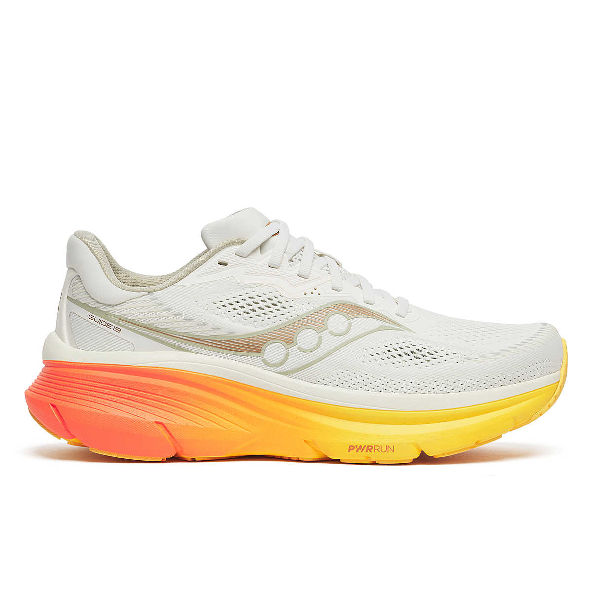 Saucony Guide 19 S21058-145 Ivory Fire Uomo Running Ammortizzazione