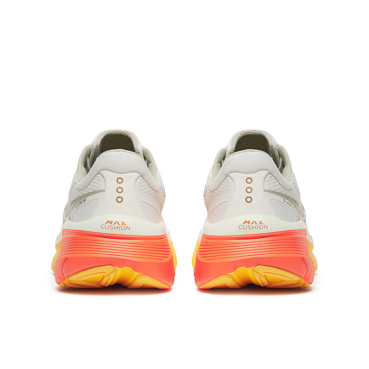 Saucony Guide 19 S21058-145 Ivory Fire Uomo Running Ammortizzazione vista tallone