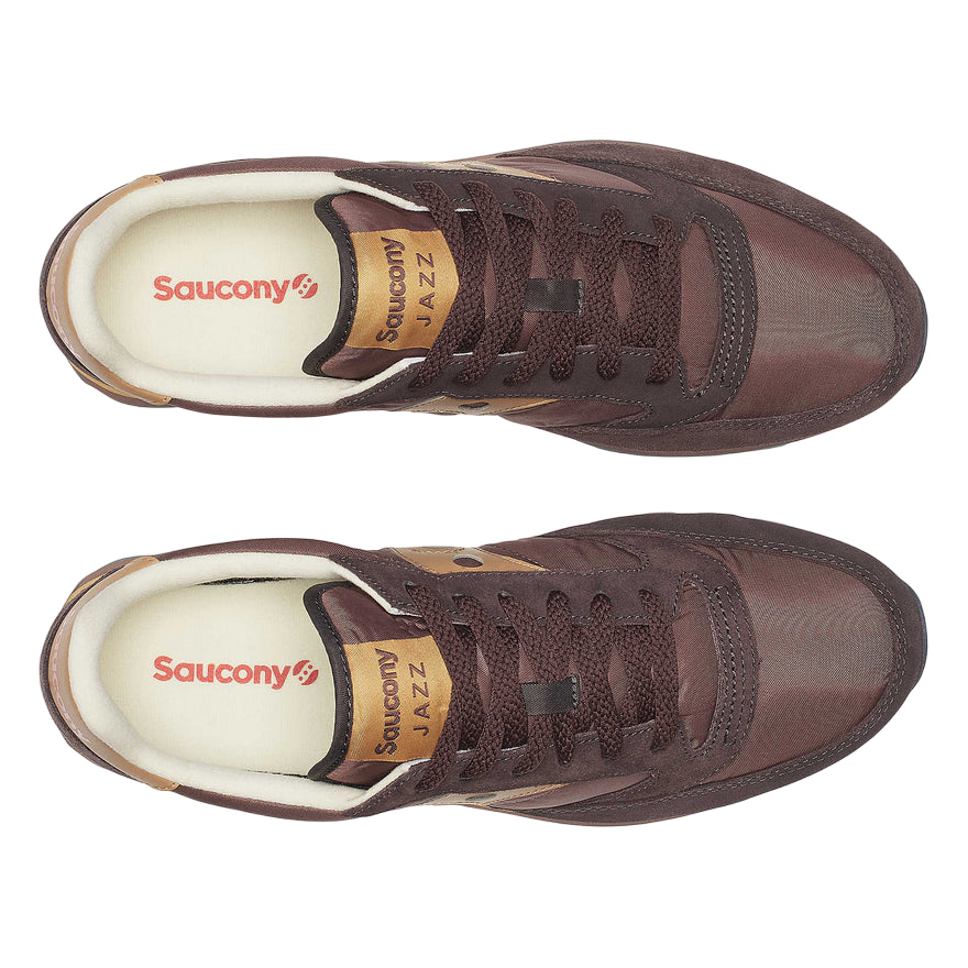 Saucony Originals Sneakers Donna Jazz Triple S60530-59 Deep Red/Tan - vista dall'alto