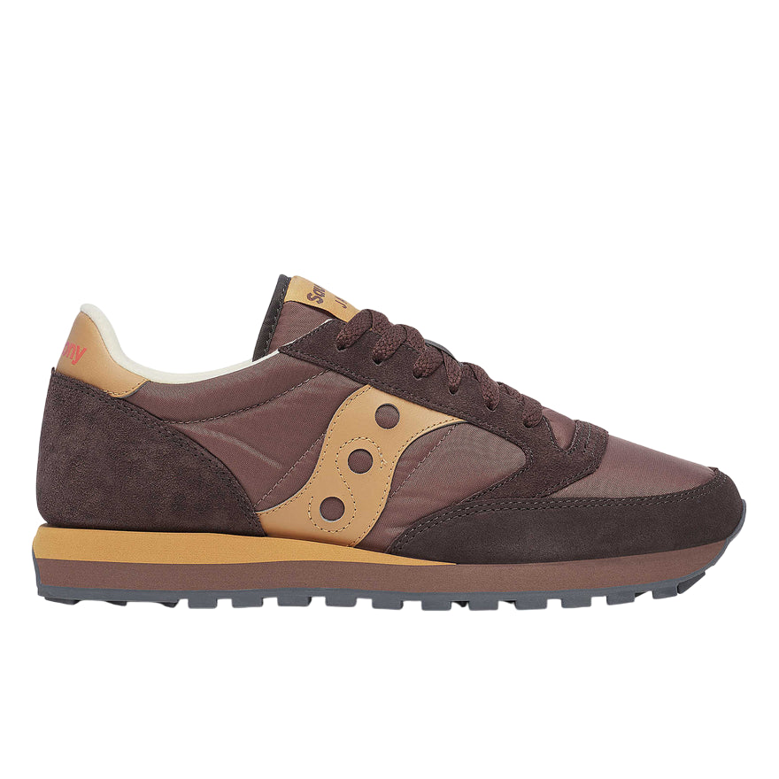 Saucony Originals Sneakers Donna Jazz Triple S60530-59 Deep Red/Tan - vista laterale