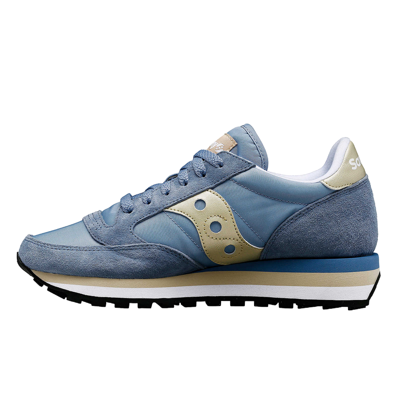 Saucony Originals scarpa sneakers da donna Jazz Triple S60530-44 blu chiaro-oro 1